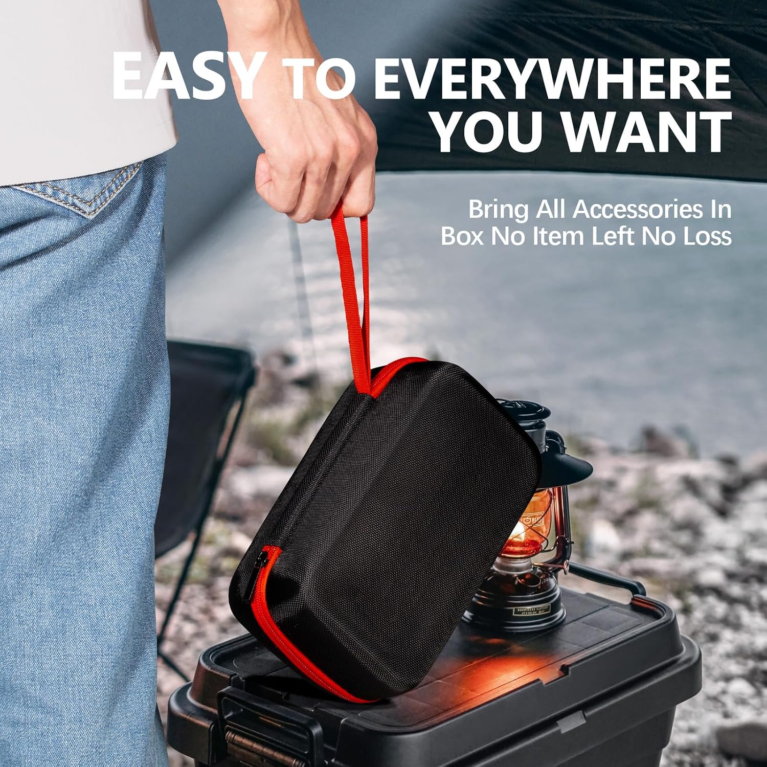 6000A Car Jump Starter with Air Compressor, 150 PSI Tire Inflator, Portable Battery Booster with LCD Display